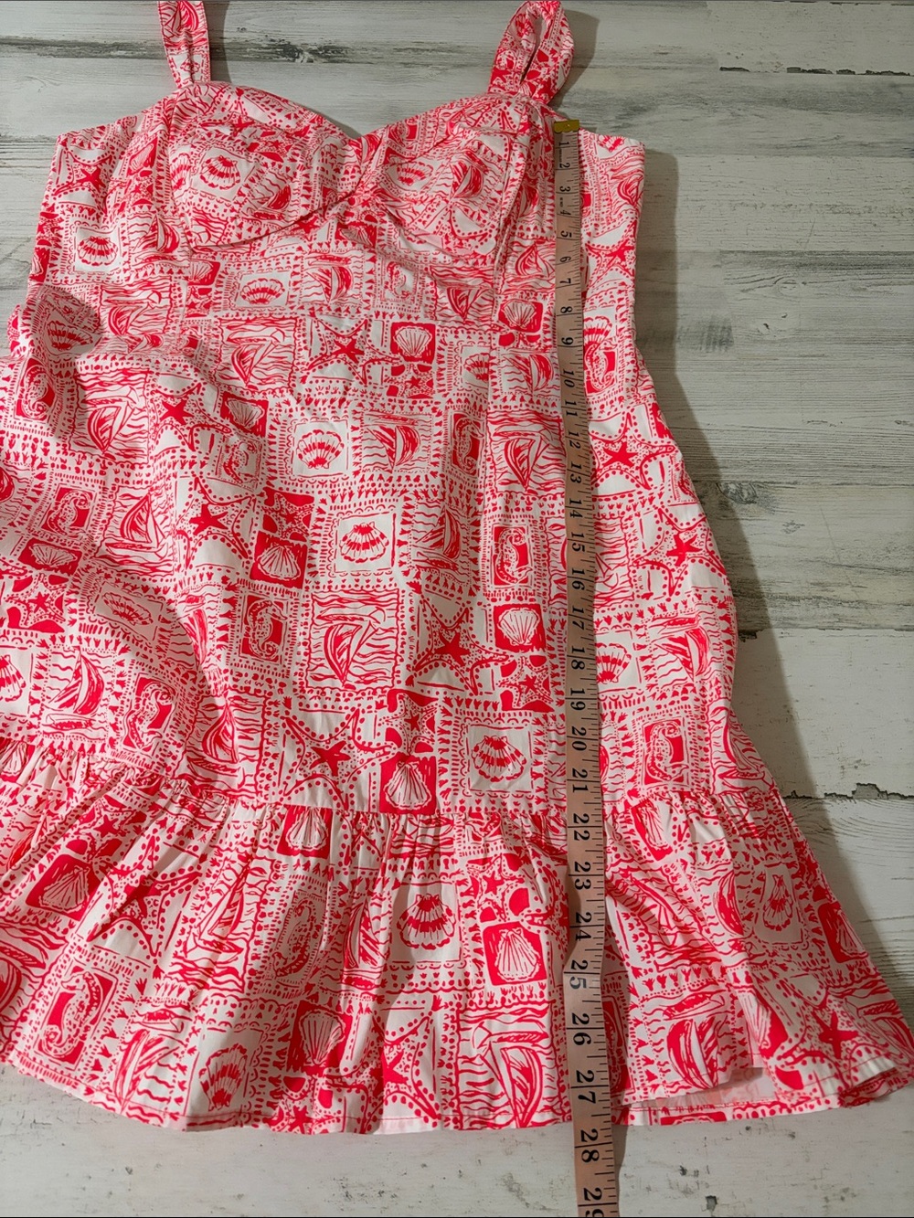 Lilly Pulitzer Rocko Romper Minzer Red Seaside Harbour Print - Picture 13 of 13